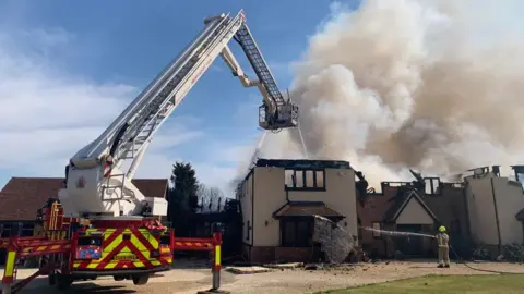 House fire in Park Lane, Tolleshunt Knights