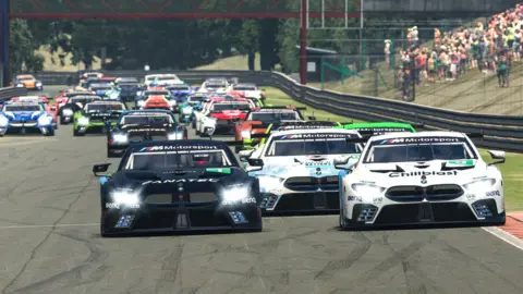 BMW The BMW Sim 120 Cup race in virtual Sao Paulo