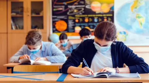 Getty Images Pupils in a school