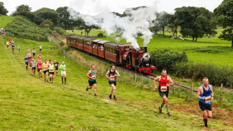 Barbara Fuller The annual Race the Train run