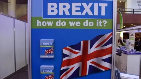 Display stand at Conservative Party conference