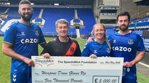 Weapons Down Gloves Up Tony Bellew, Speedo Mick, Molly McCann and David Hughes