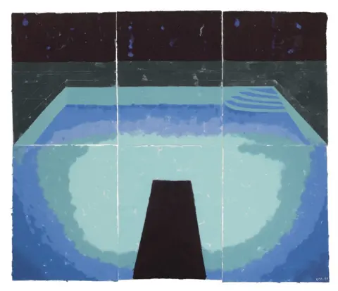 PA/Sothebys David Hockney's Piscine de Medianoche