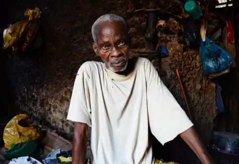 Leah Beach An elderly man.