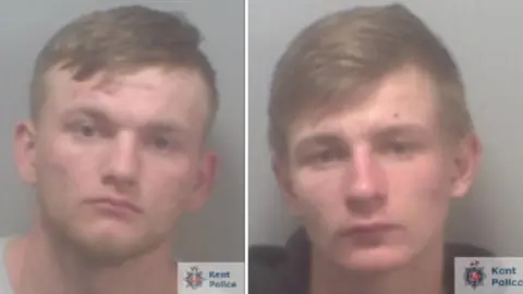 Kent Police Alex Macdonald (left) & Charlie White