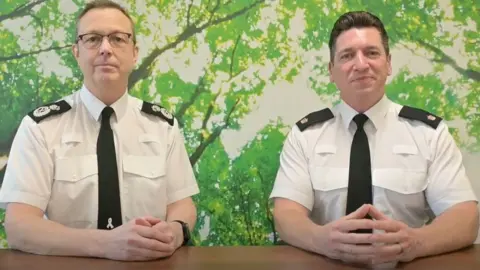 North Yorkshire Police Elliot Foskett and Ed Hayward-Noble