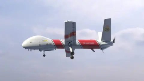 Elbit Systems  Mock up of a coastguard UAV