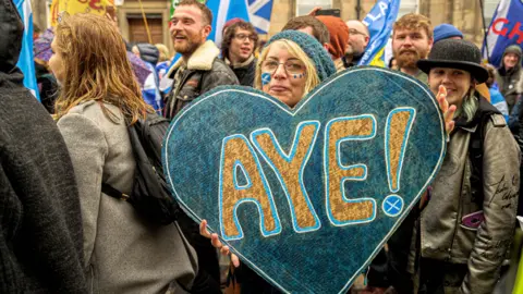 Getty Images Pro-independence march