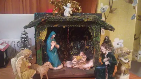 Louise Kuhn Nativity scene