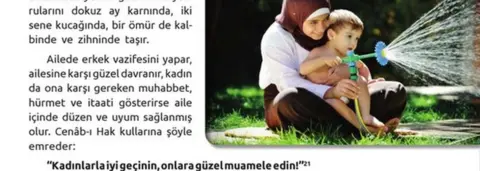 Turkish education ministry Religion book