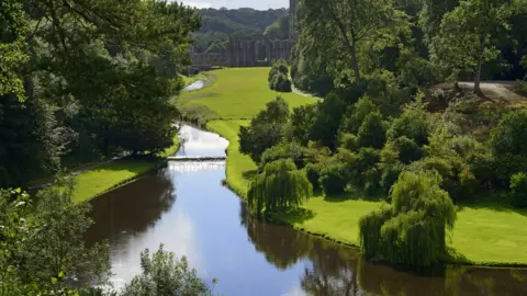 Getty Images Fountains Abbey and Studley Royal estate