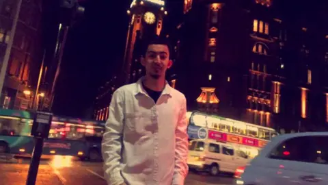 Facebook Mohammed Soliman, in a Manchester street.