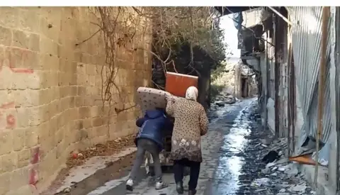 BBC people return to salvage what they can