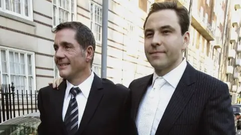 Getty Images Dale Winton and David Walliams