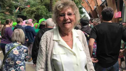 Victoria Scheer/BBC Attercliffe resident Christine Richardson