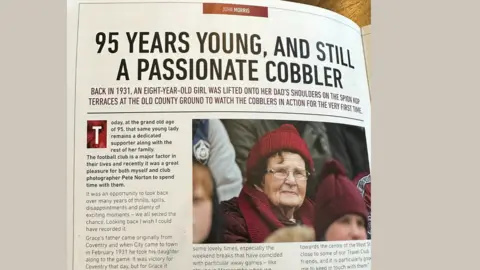 Grace Richards newspaper feature about Grace Richards