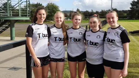 Anabelle Hunter, Darcy Cooper, Lucy Magee, Caitlin Markey and Nevaeh Quinn