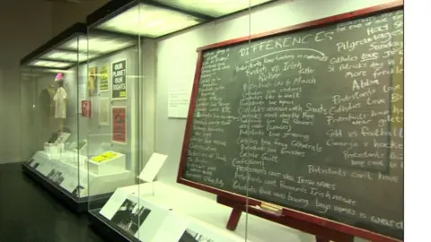 The blackboard from Derry Girls