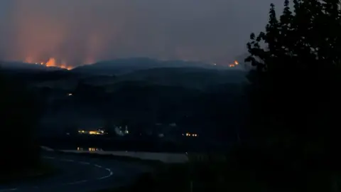 A wildfire spread quickly across Glenuig in Lochaber last weekend.