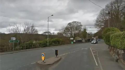 Google Penistone Road in Kirkburton