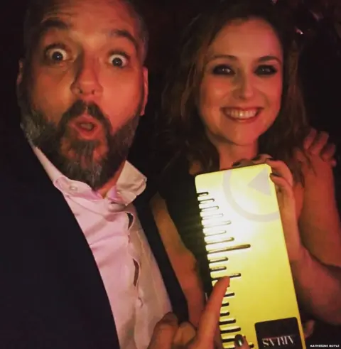 Katherine Boyle Iain Lee and Katherine Boyle