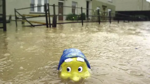 PA Media Hawick flooding