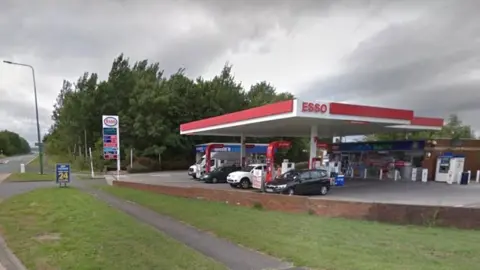 Google Esso Petrol Station on Morrison Road, Annfield Plain