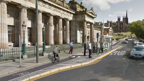 City of Edinburgh Council Meadows to George Street in Edinburgh