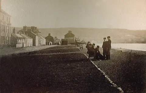 Uppingham School Schoolboys on Borth seafront