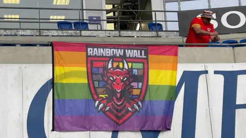 Tracy Brown Rainbow wall banner