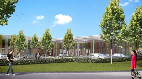 SATH How Princess Royal Hospital's entrance could look after the plans