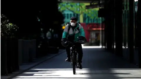 Getty Images Deliveroo rider