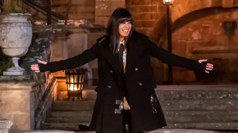 Claudia Winkleman in The Traitors finale