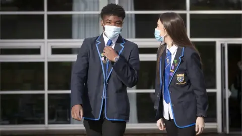 PA Wire Head boy Jordy Yahve and head girl Orla Irvine