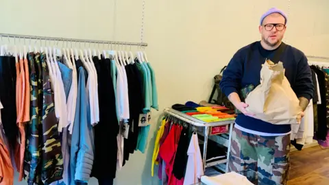 BBC Temporary food bank