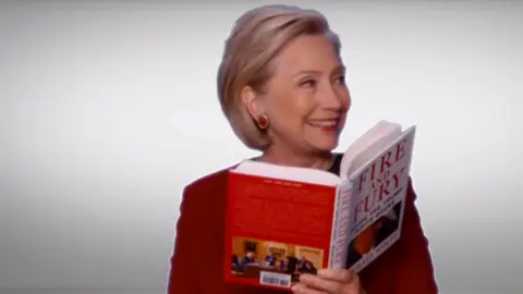 CBS Hilary Clinton read extracts from Michael Wolff's best-selling account of Donald Trump's presidency