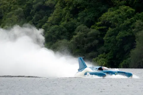 Getty Images Pilot Ted Walsh fires up Bluebird on Lock Fad, August 2018