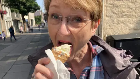 BBC Patty eats ice cream