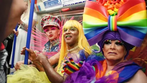 PA Media People on tube