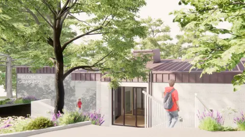 Dorset HealthCare Artist's impression of proposed Chaddesley House building