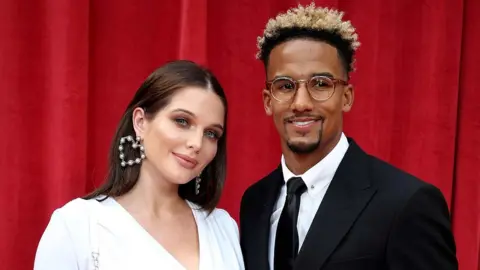 Getty Images Helen Flanagan and Scott Sinclair