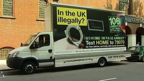 Home Office 'go home' van