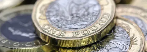 Getty Images Pound coins