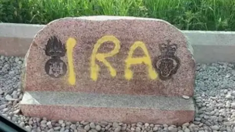 Three Scottish Soldiers Campaign For Justice Memorial damage