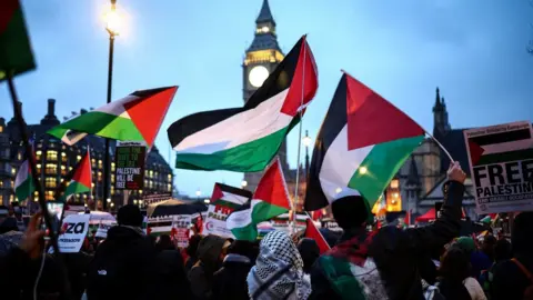 Protest outside Parliament