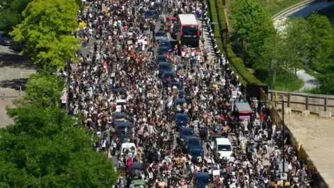 AFP Protest by the US Embassy