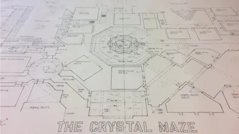 BBC the Crystal Maze floorplan