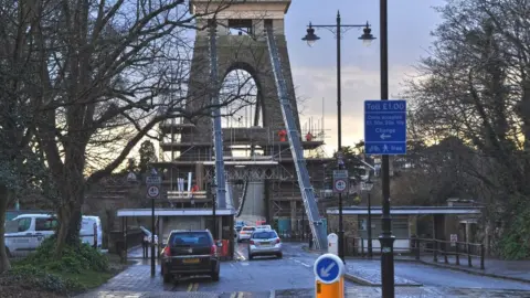 Geograph/Lewis Clarke Clifton Suspension Bridge toll booths