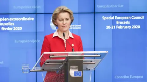 Getty Images Ursula von der Leyen file pic