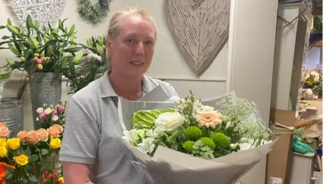 Florist Angela Sharp